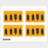 Schlafschläger Rechteckiger Aufkleber (Blatt)