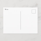 Schlafschwan Postkarte (Rückseite)