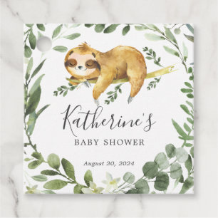 Schlafsessel Baby Dusche Gefallen Tag Geschenkanhänger