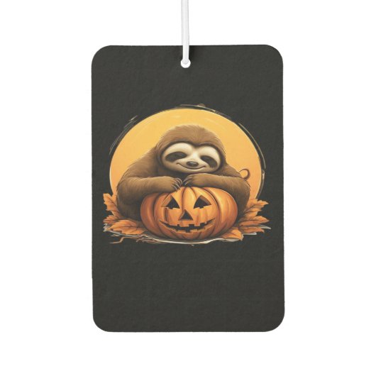 Schlafsessel und Halloween Pumpkin Classic T-Shi Autolufterfrischer (Vorderseite)
