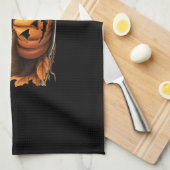 Schlafsessel und Halloween Pumpkin Classic T-Shi Geschirrtuch (Viertel Falte)