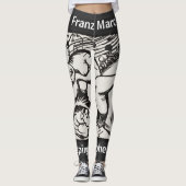 Schlafshepherdess Franz Marc Abstrakt Leggings (Vorderseite)