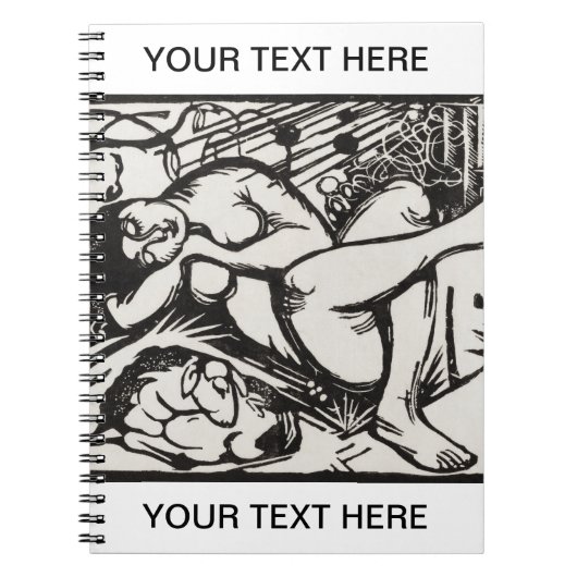 Schlafshepherdess Franz Marc Personalisiert Notec Notizblock (Vorderseite)