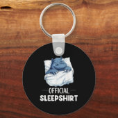 Schlafshirt Süße Schlaf Hip-Tierliebhaber Pyjama  Schlüsselanhänger (Vorderseite)
