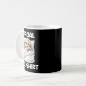 Schlafshirt Süße schlafende Faultier-Tierliebhaber Kaffeetasse (Vorderseite Links)