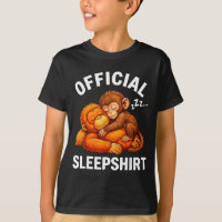 Schlafshirt Tier süß Punch Affe Plüsch umarmend