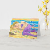 SCHLAFSIREN KARTE (Gelbe Blume)