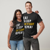 Schlafskysurf essen T-Shirt (Unisex)