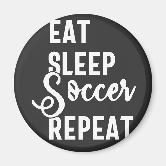 Schlafsoccer wiederholen magnet (Vorne)