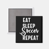 Schlafsoccer wiederholen magnet (Vorderseite/Rückseite)