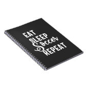 Schlafsoccer wiederholen notizblock (Rechte Seite)