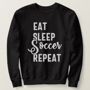 Schlafsoccer wiederholen sweatshirt