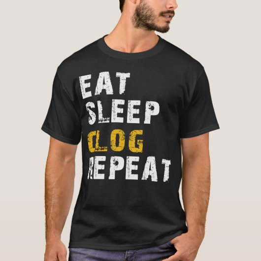 Schlafstopfen essen T-Shirt (Vorderseite)