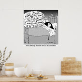 Schlafstörungen bei Steuerberatern/ Poster (Küche)