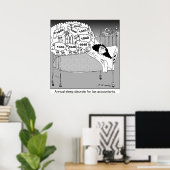 Schlafstörungen bei Steuerberatern/ Poster (Heimbüro)