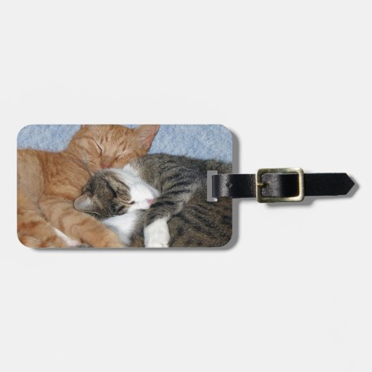 Schlafsüßen Gepäckanhänger (Vorderseite horizontal)