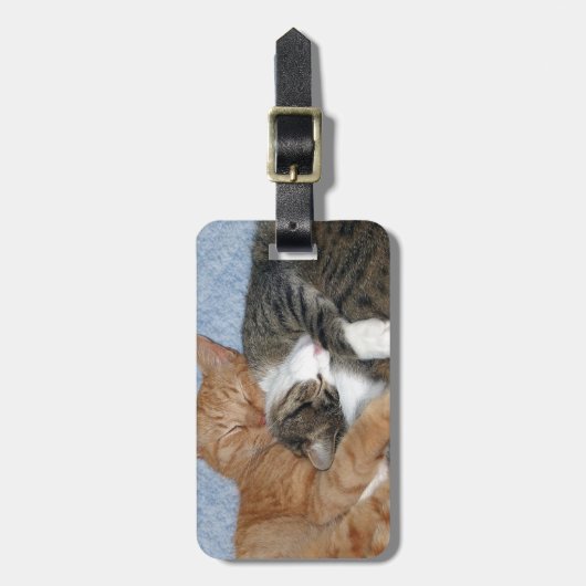 Schlafsüßen Gepäckanhänger (Vorderseite vertikal)