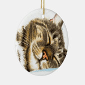 Schlaftabellatze Keramikornament (Rechts)