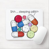 Schlaftabletten - Medikation Mousepad (Mit Mouse)