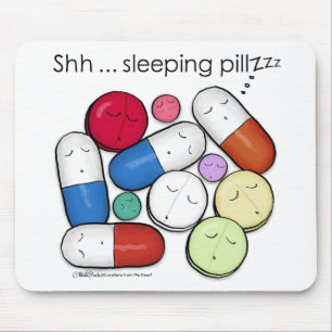 Schlaftabletten - Medikation Mousepad
