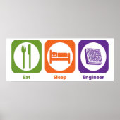 Schlaftechniker essen poster (Vorne)