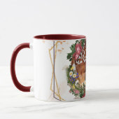 Schlaftier, braune Tiergrafie Tasse (Links)