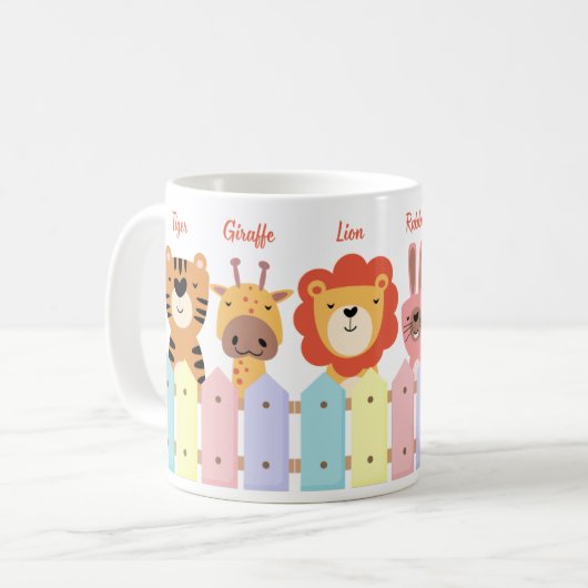 Schlaftiere Kaffeetasse (Vorderseite Links)