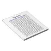 Schlaftracker-Plakattastatur Notizblock (angewinkelt)