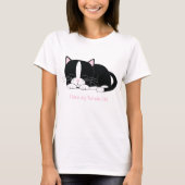 Schlaftuxedo Cat T-Shirt (Vorderseite)