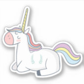 Schlafunicorn Fabulous Sticker (Vorderseite)