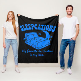 Schlafurlaub Fleecedecke