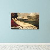 SchlafVenus (von Giorgione) Leinwanddruck (Insitu (Holzboden))