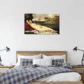 SchlafVenus (von Giorgione) Leinwanddruck (Insitu (Schlafzimmer))