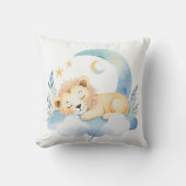 Schlafwagen Boho Name Kinderzimmer Kissen (Vorderseite)