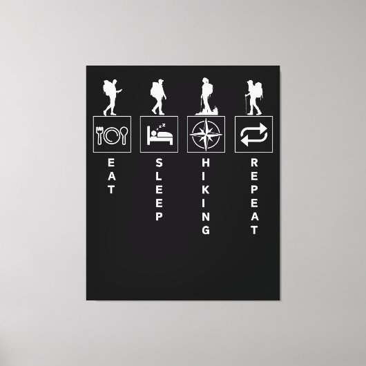 Schlafwanderung wiederholen leinwanddruck (Vorderseite)