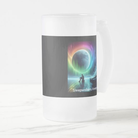 Schlafwandler Anonyme Mattierte Biergläser Mattglas Bierglas (VorderseiteRechts)