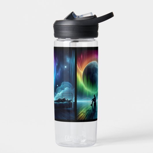 Schlafwandler Anonyme Wasserflasche Trinkflasche (Links)