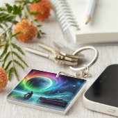 Schlafwandler Anonymus Akryllischer Schlüsselanhän Schlüsselanhänger (Vorderseite rechts)