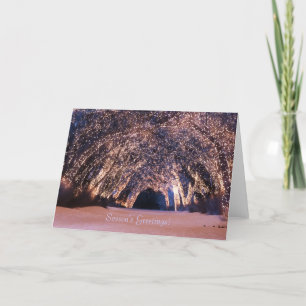 "Schlafwandlerwald (Nacht)" Weihnachtskarte Feiertagskarte