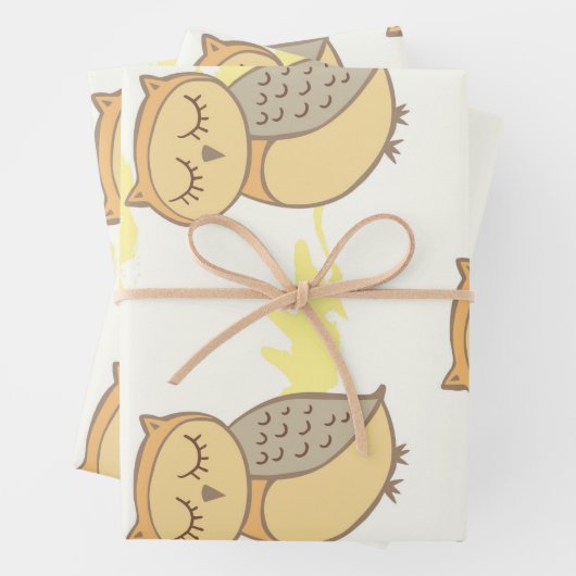 Schlafwaschpapier Geschenkpapier Set (Beispiel)