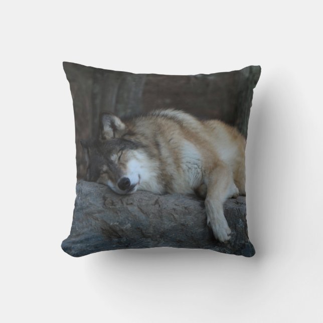 Schlafwolf Lodge Pillow Kissen (Vorderseite)