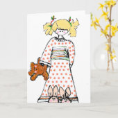 Schlafzeit Karte (Gelbe Blume)