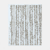 Schlafzeit mit handgeschriebener klassischer Musik Fleecedecke (Vorderseite)