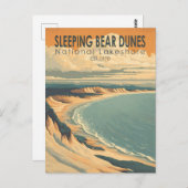 Schlafzimmer Bärenduschen Nationalparkprojekt des Postkarte (Vorne/Hinten)