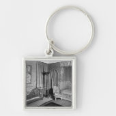 Schlafzimmer, das Jeanne Lanvin c.1920-25 gehört Schlüsselanhänger (Vorne)