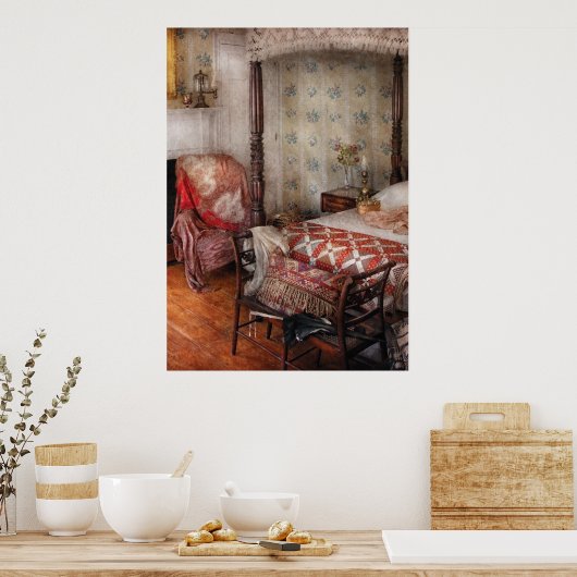 Schlafzimmer - Ein Schlafplatz Poster (Küche)