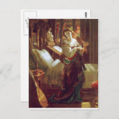 Schlafzimmer für mittelalterliche Frauen Postkarte (Vorne/Hinten)