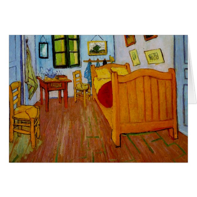 Schlafzimmer in Arles (F482) Van Gogh Fine Art (Vorderseite (Horizontal))