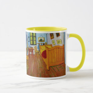 Schlafzimmer in Arles (F482) Van Gogh Fine Art Tasse