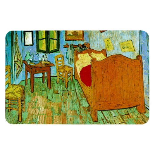 Schlafzimmer in Arles (F484)Van Gogh Fine Art Magnet (Horizontal)
